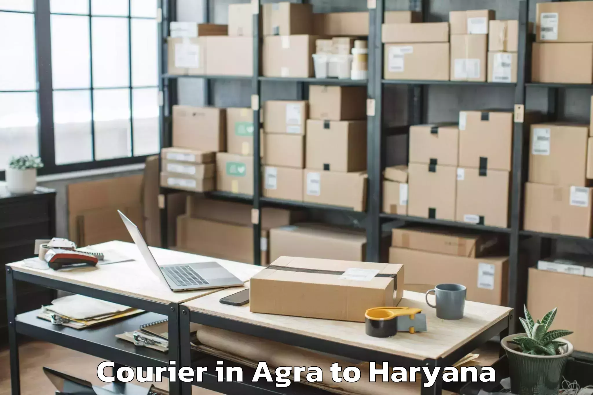 Book Agra to Sahara Mall Courier Online